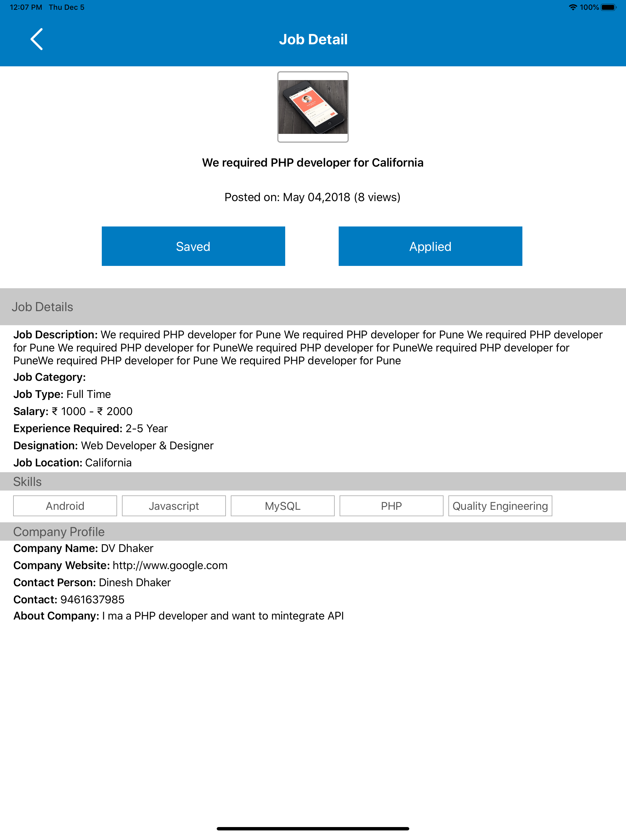 TCS JobSeeker screenshot 11