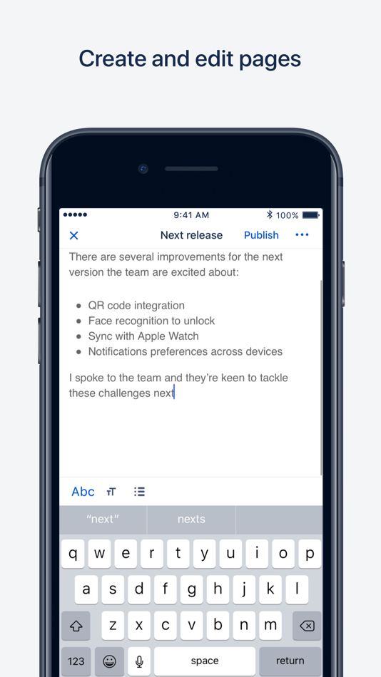 #1. Confluence Data Center (iOS) بواسطة: Atlassian