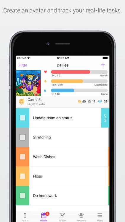 Habitica: Gamified Taskmanager