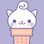 Kitty Cones Animated Stickers App Cancel