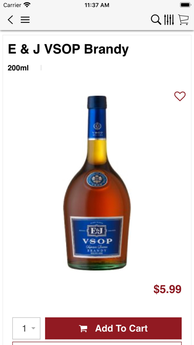 Frank's Wine & Spirits iPhone screenshot 4 - Shopping app