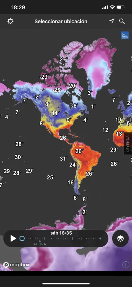 Storm Radar: mapa del tiempo