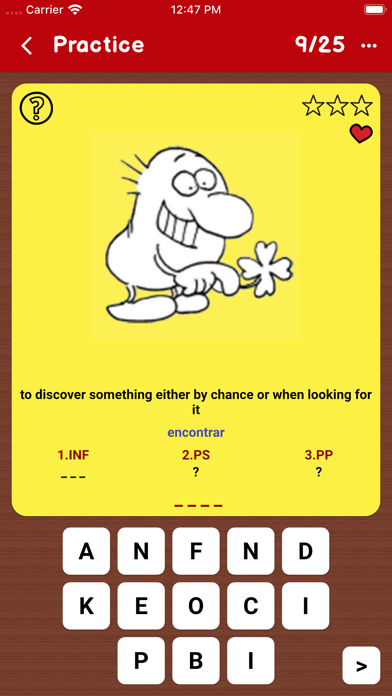 Irregular Verbs — Color Verbs Screenshot 3 - AppWisp.com Irregular Verbs — Color Verbs Screenshot 3 - AppWisp.com