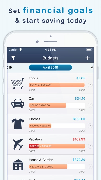 MoneyStats - Budget Planner