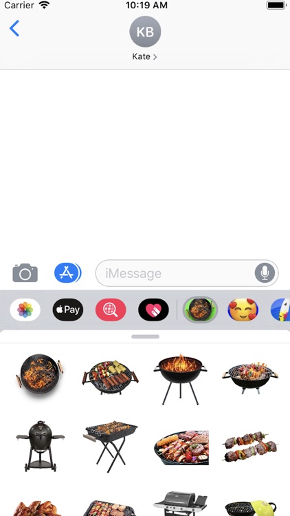 Barbecue-Emojis