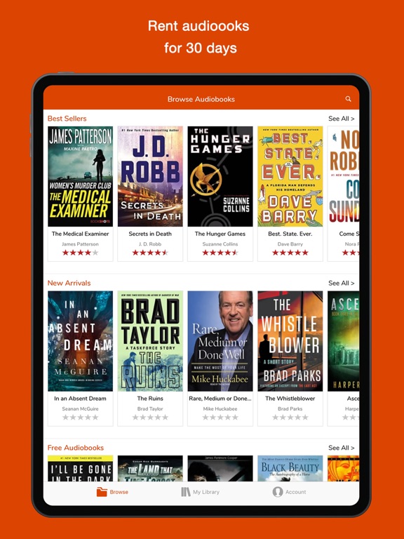 Screenshot #4 pour Audiobook Lender Audio Books