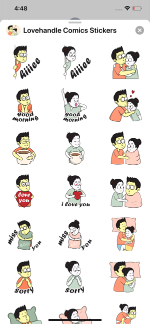 Lovehandle Comics Stickers(圖2)-速報App
