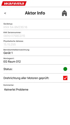 KNX Aktoren App screenshot 3
