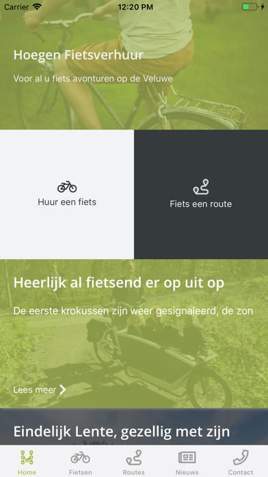 Hoegen Fietsverhuur Screenshot 1 - AppWisp.com Hoegen Fietsverhuur Screenshot 1 - AppWisp.com