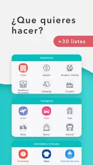 packr - lista viaje y equipaje iphone capturas de pantalla 2