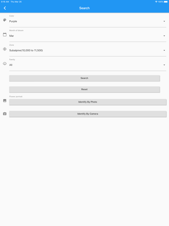Colorado Wildflowers Guide iPad screenshot 4 - Education app