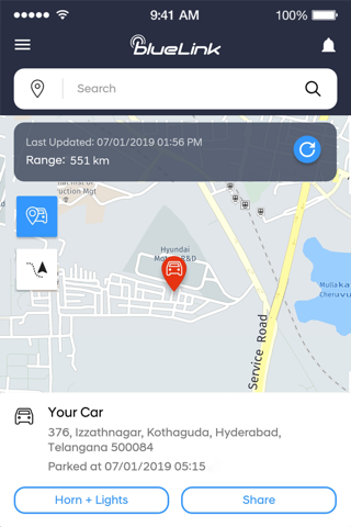 Hyundai BlueLink India screenshot 3