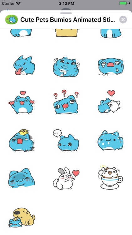 Capoo Cat Animated Sticker