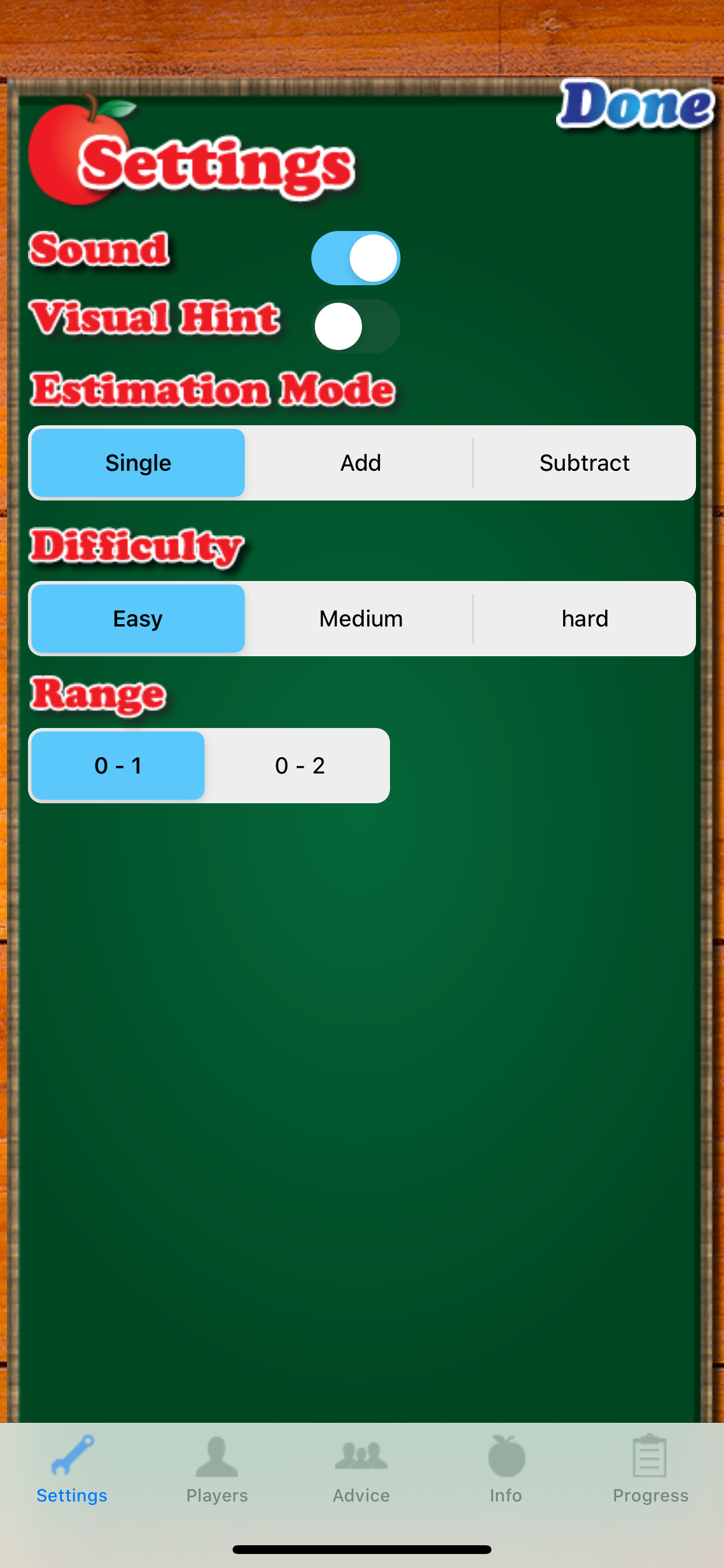 MathTappers: EstimateFractions