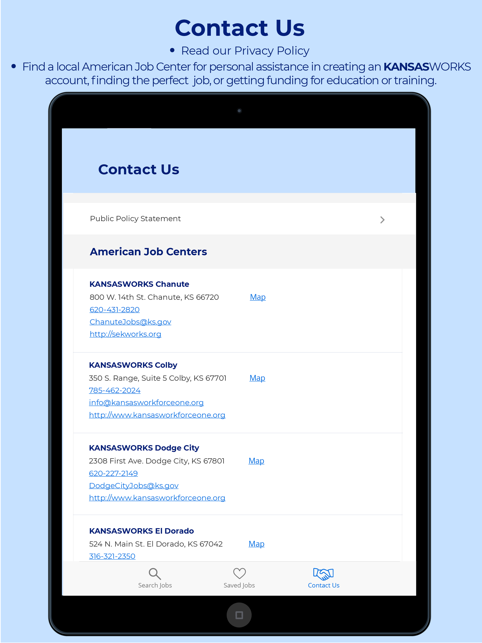 KANSASWORKS Job Search screenshot 10