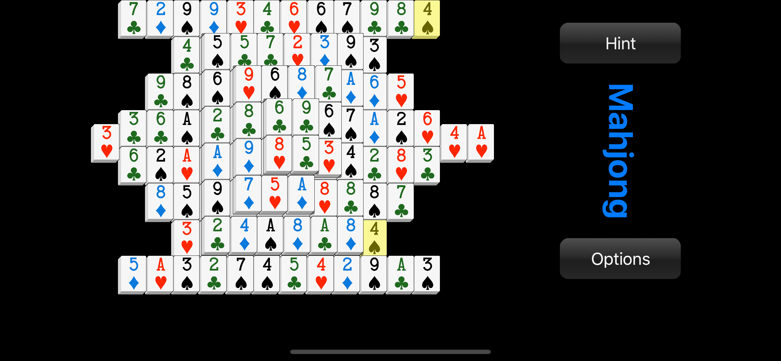Mahjong Solitaire - Cards