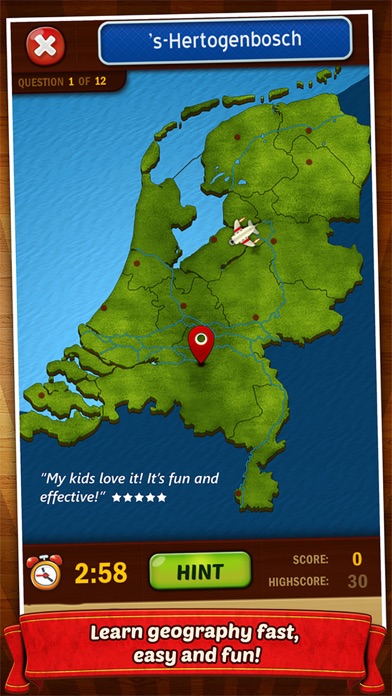 GeoFlight Netherlands Pro Screenshot