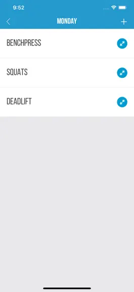 Game screenshot Gym List apk