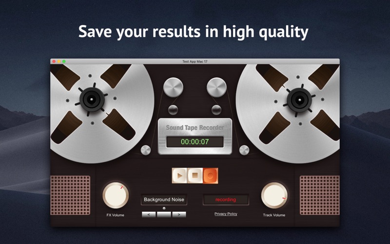 Sound Tape Recorder screenshot 3