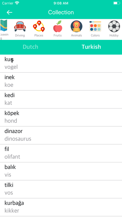 Screenshot #2 pour Dutch-Turkish Dictionary