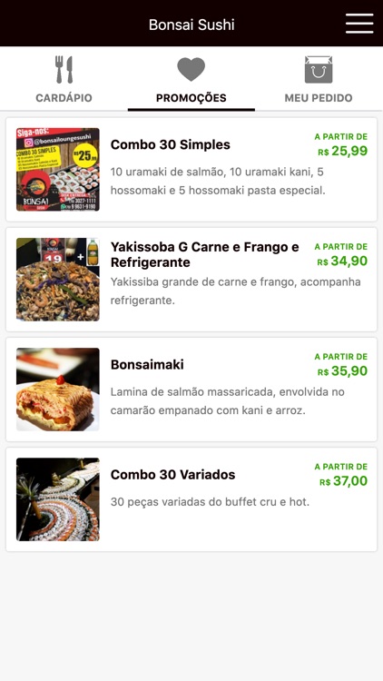 Bonsai Sushi Delivery