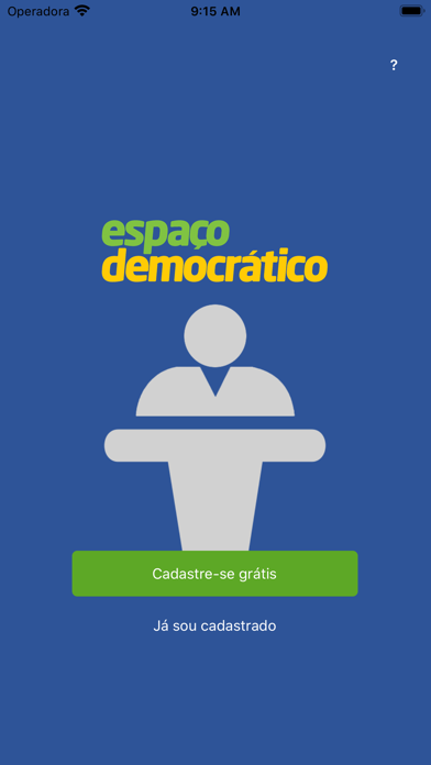 Espaço Democrático Screenshot