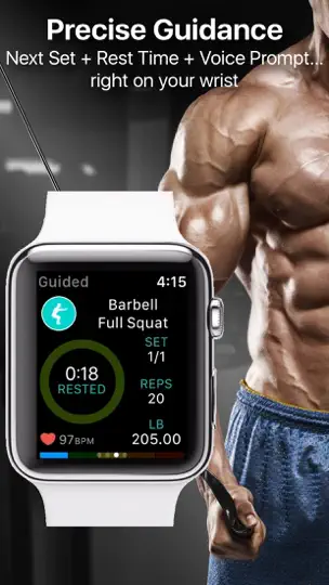 Captura de pantalla de Gymatic Workout Tracker Log en iPhone 5