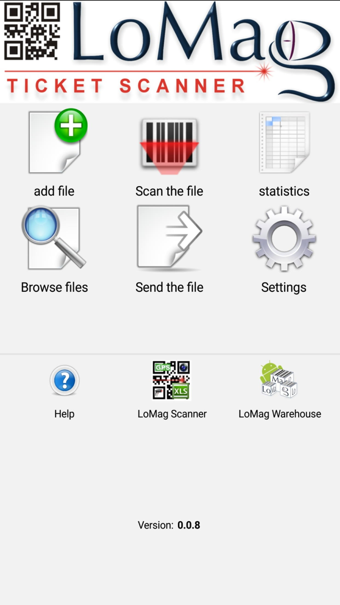 LoMag Ticket scanner