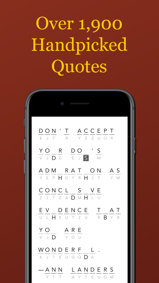 #1. Cryptogram (iOS) 由: Norman Basham