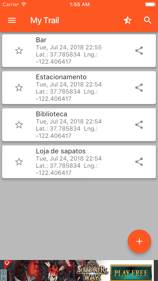 #6. My Trail (iOS) 由: HTS Consultoria em Informatica Ltda.