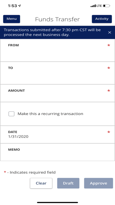 First Bank Kansas Screenshot