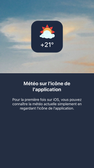 Screenshot #3 pour Météo sur l'icône-Weather Icon