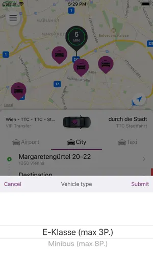 TTC Flughafentaxi screenshot 3