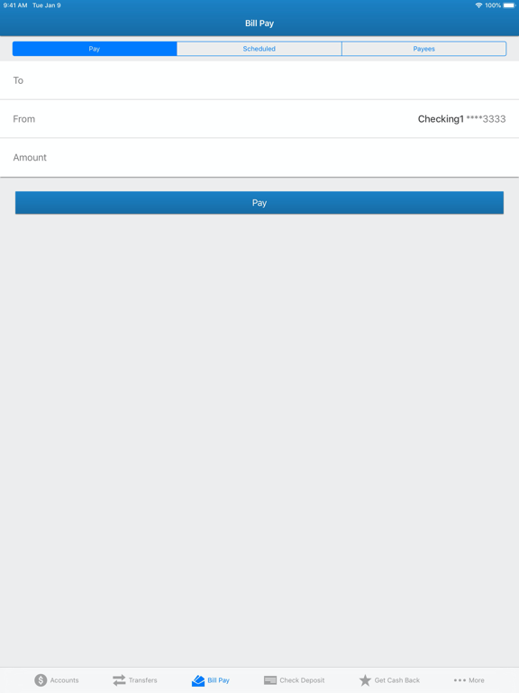 Kinetic Credit Union (AL-GA) iPad screenshot 5 - Finance app