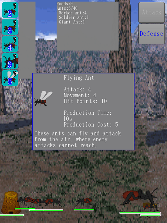 Wars of The Ants iPad screenshot 7 - Games app