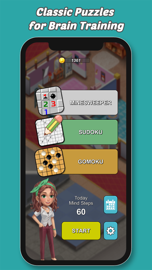 #1. Puzzle Gym:Sudoku, Minesweeper (iOS) 来自: Chengdu Unicgames Co., Ltd.