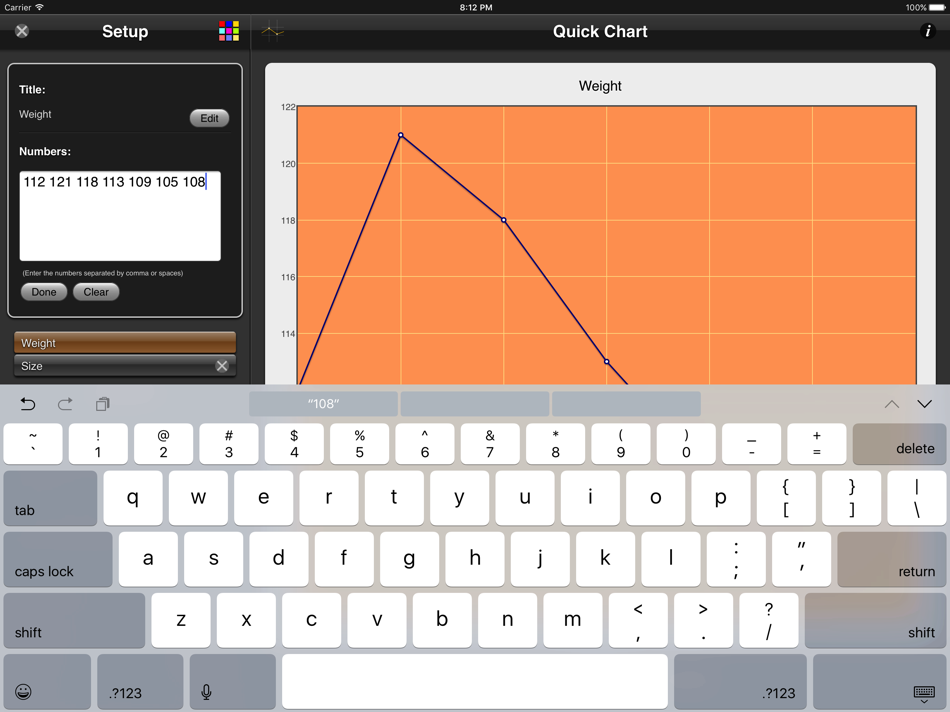 #2. Quick Chart XL (iOS) 由: Piet Jonas