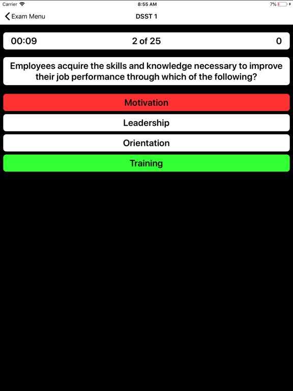 Screenshot #4 for DSST Supervision Prep