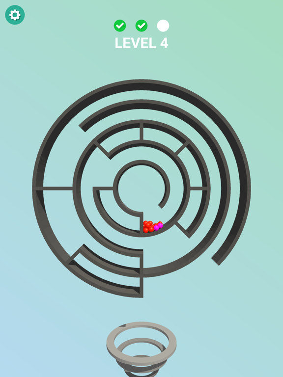 Maze Balls 3D iPad screenshot