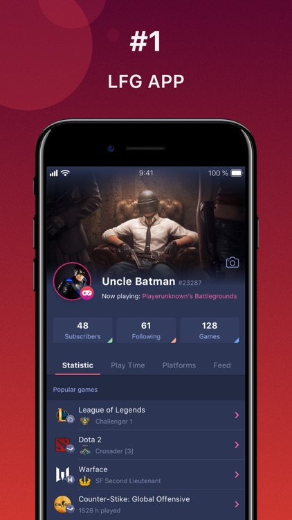 PLINK - LFG & Gamers community