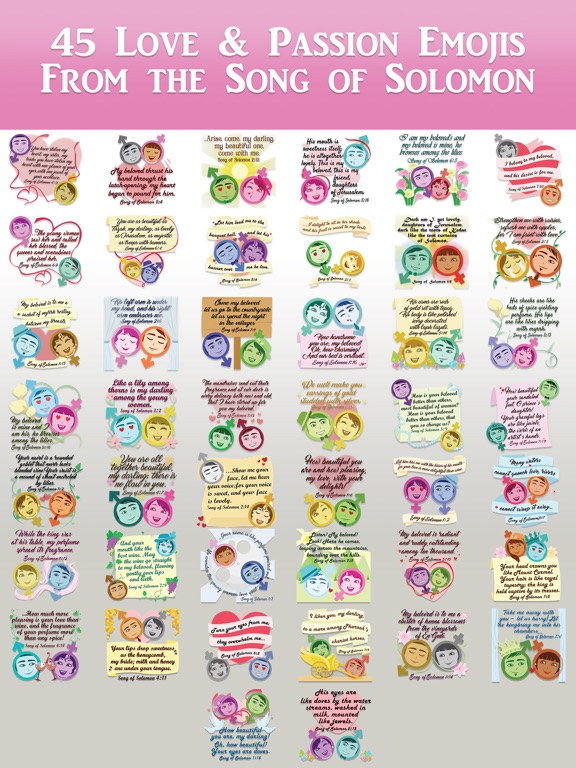 Screenshot #4 pour Song of Solomon Bible Emojis