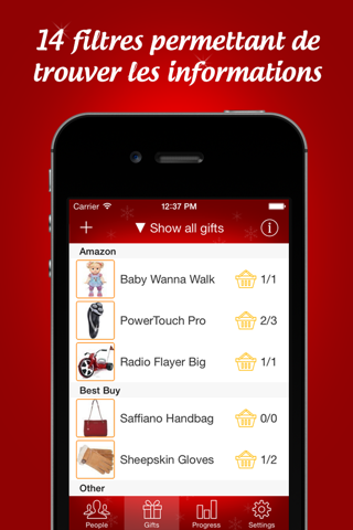 The Christmas Gift List Pro screenshot 3