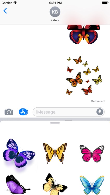 Butterflies Pack Stickers screenshot-4