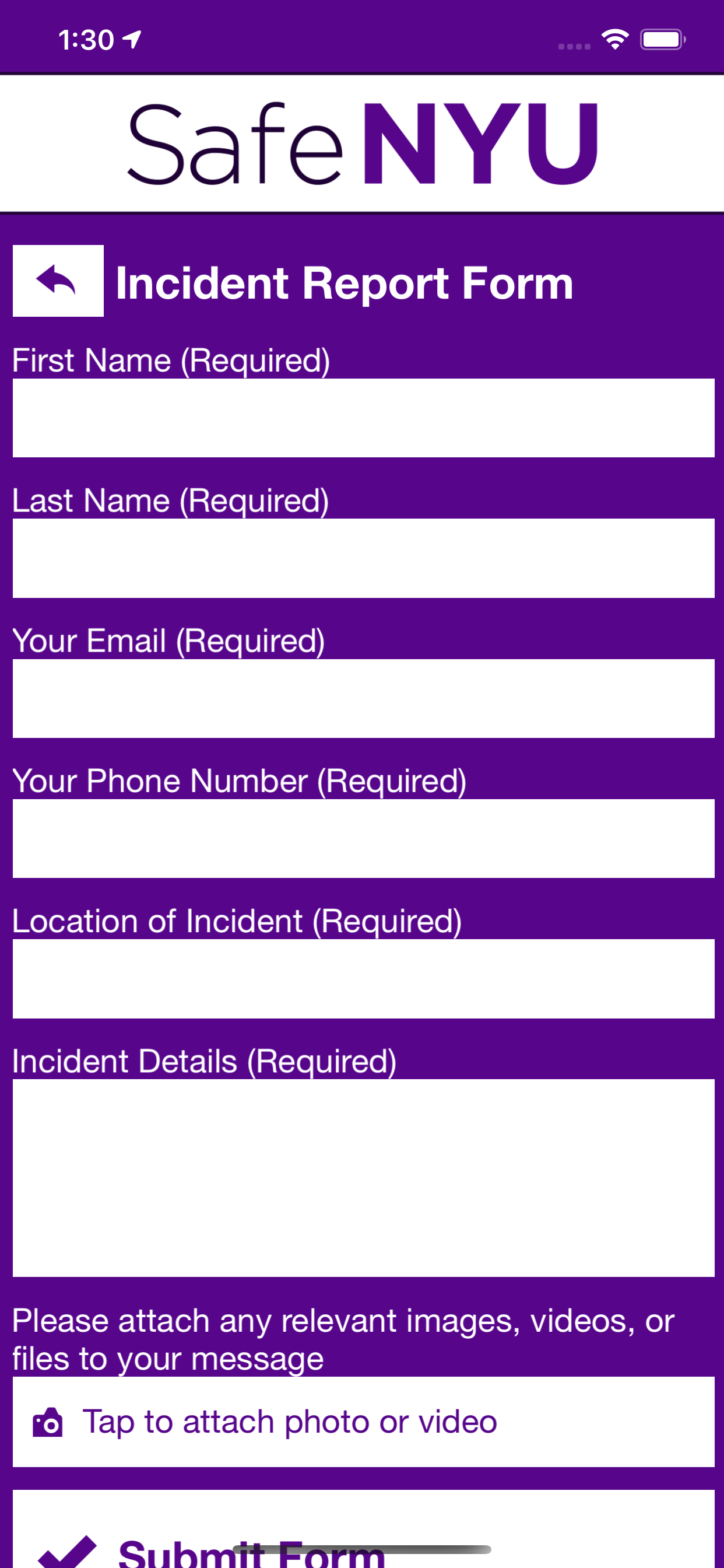 Safe NYU screenshot 5
