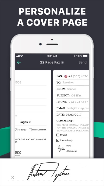 Fax from iPhone free of ads screenshot-3