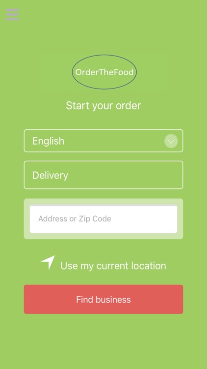 Order The Food Manager App