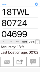 My GPS Coordinates screenshot