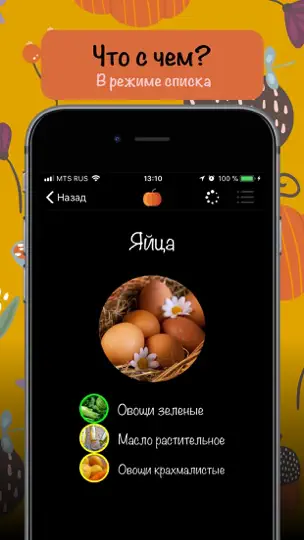 Скриншот Совместимо(Lite): Продукты на iPhone 4