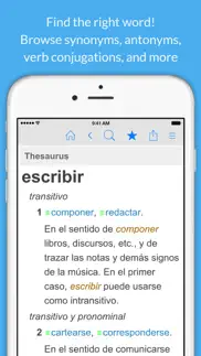 spanish dictionary & thesaurus iphone screenshot 3