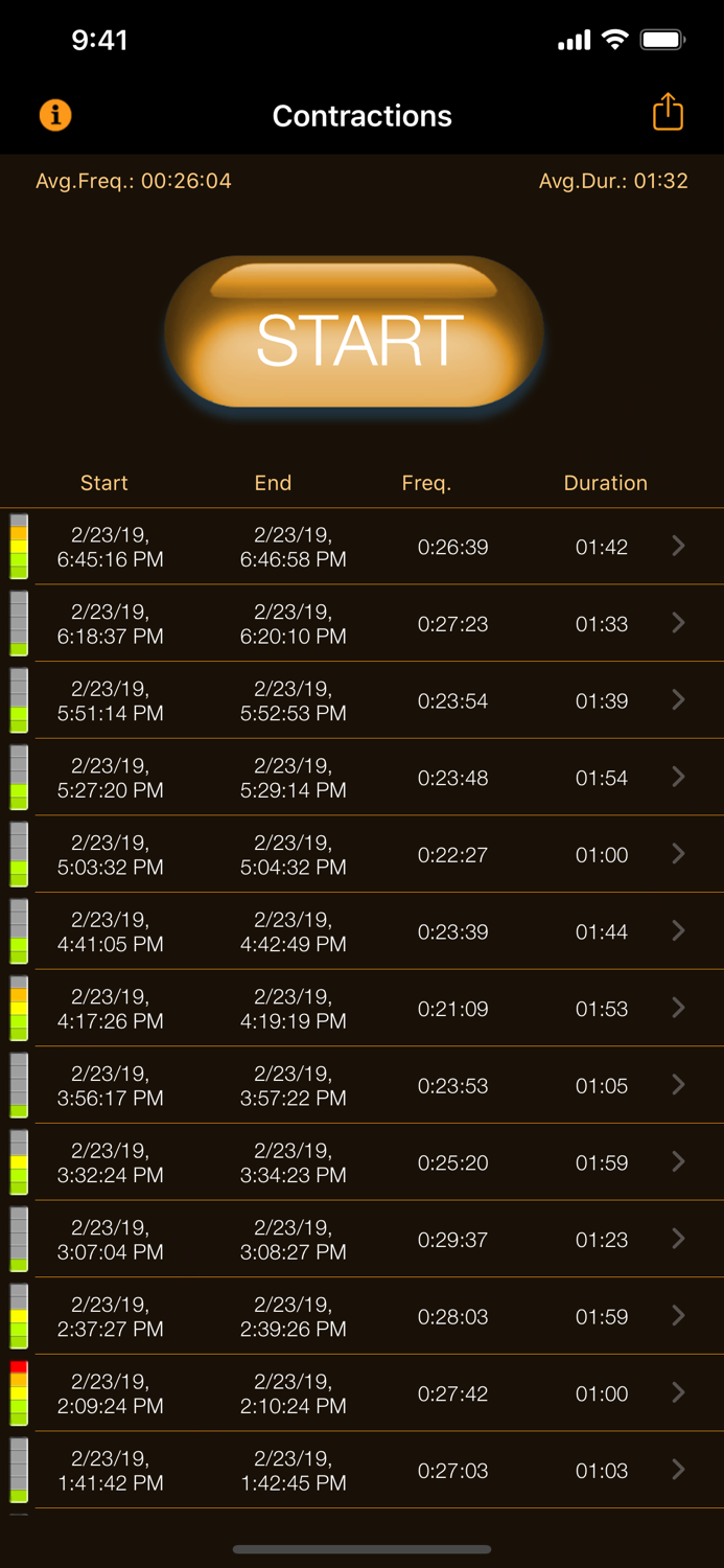 My Contraction Tracker